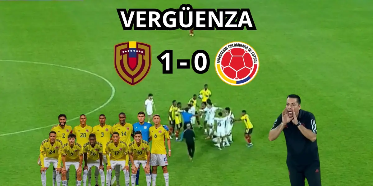   La Selección Colombia Sub 23 otra vez con una humillante actuación.