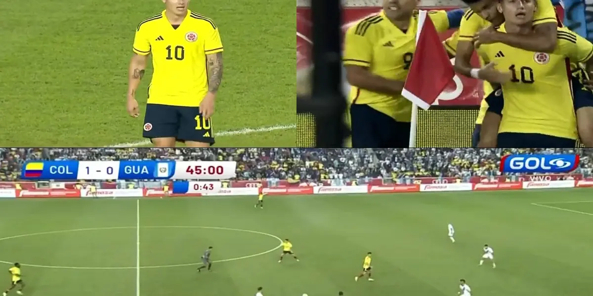 La Selección Colombia volvió a jugar, James Rodríguez anotó y con un gesto mandó a callar a sus críticos en la tricolor.