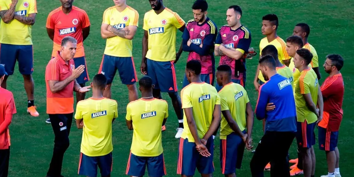 La selección colombiana se llevó una goleada de 6 por 1 y estos hizo Carlos Queiroz con los jugadores que le tienden la cama para que deje la dirección técnica