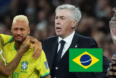 La selección de Brasil recibió un golpe bajo de Carlo Ancelotti previo a la Copa América del otro año
