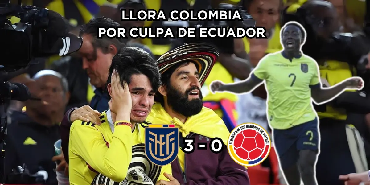 La Selección Ecuador aniquiló a la Selección Colombia en suelo venezolano.