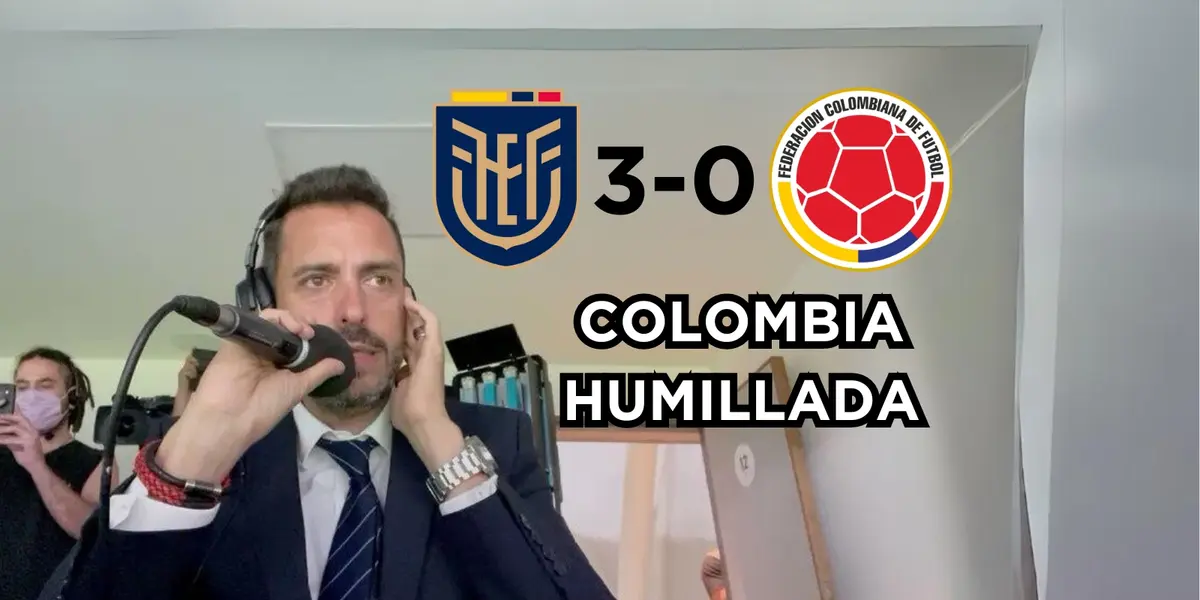 La Selección Ecuador humilló a la Selección Colombia.