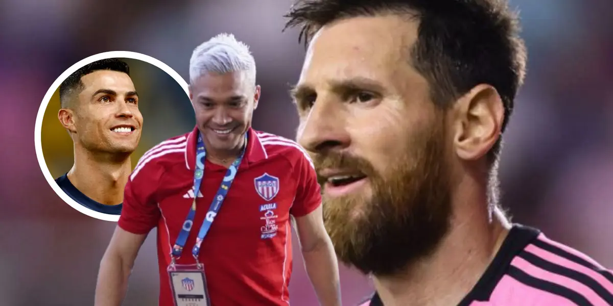 La sorpresiva elección de Teófilo Gutiérrez entre Cristiano y Messi Foto: Lionel Messi, Junior FC y Cristiano