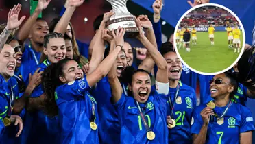 ¡Lamentable! Esta jugadora de Brasil se burló de que Colombia perdiera la Copa América Foto: CONMEBOL y Escudoteca