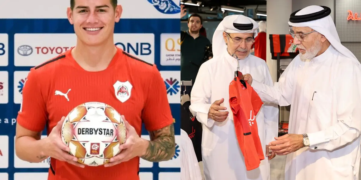 Las tiendas del Al-Rayyan SC ya están abastecidas con las camisetas de James Rodríguez y se están vendiendo de una manera impresionante en toda Qatar; incluyendo pedidos internacionales.