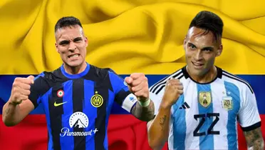 Lautaro Martínez delantero de la Selección Argentina