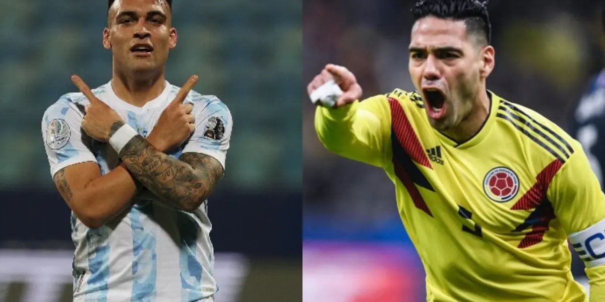 Lautaro Martínez hace poco habló de Radamel Falcoa y lo que representa para él en su carrera.