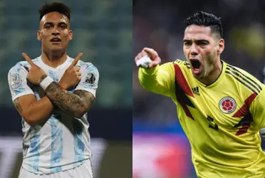 Lautaro Martínez hace poco habló de Radamel Falcoa y lo que representa para él en su carrera.