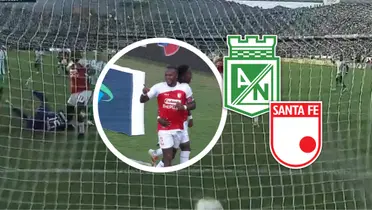 Le dijeron de todo, pero Rodallega los calló con su actuación en el Atanasio. Foto: Captura de Win Sports y Escudoteca