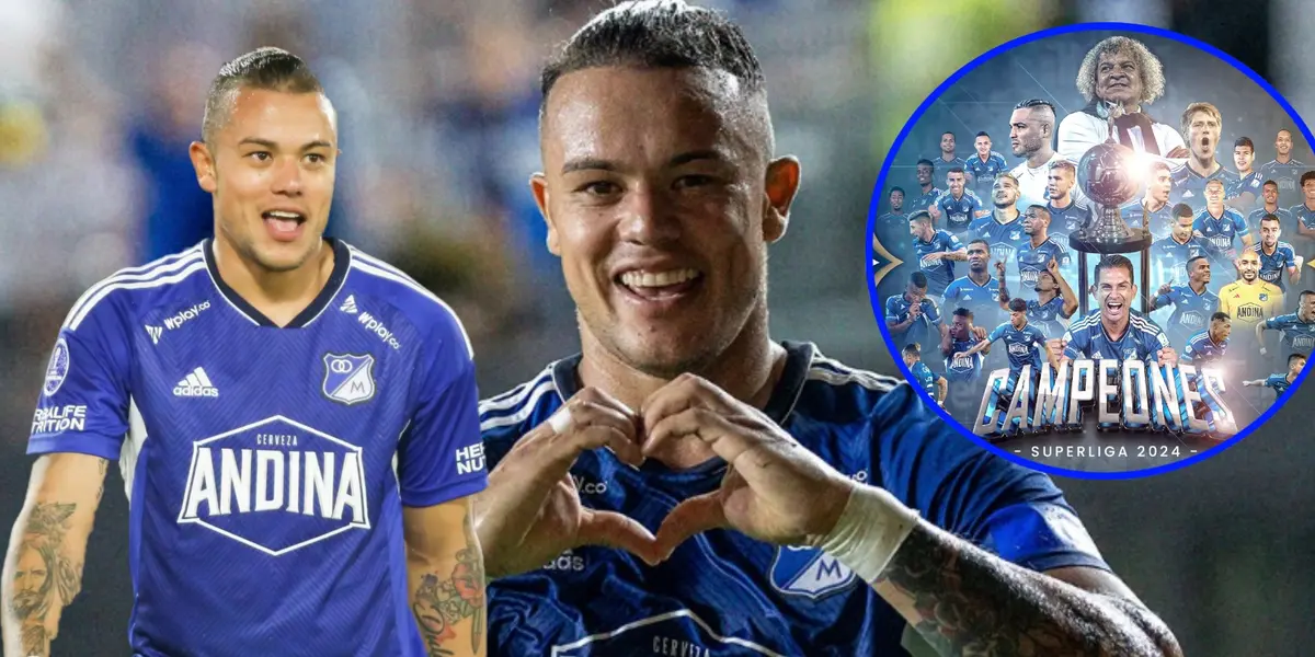 Le dio el título a Millonarios, la emotiva reacción de Leonardo Castro vs Junior