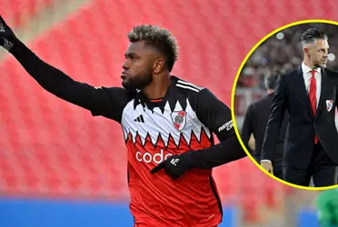 Le duele ver a Miguel Borja crack, insólita acción de Demichelis en River Plate