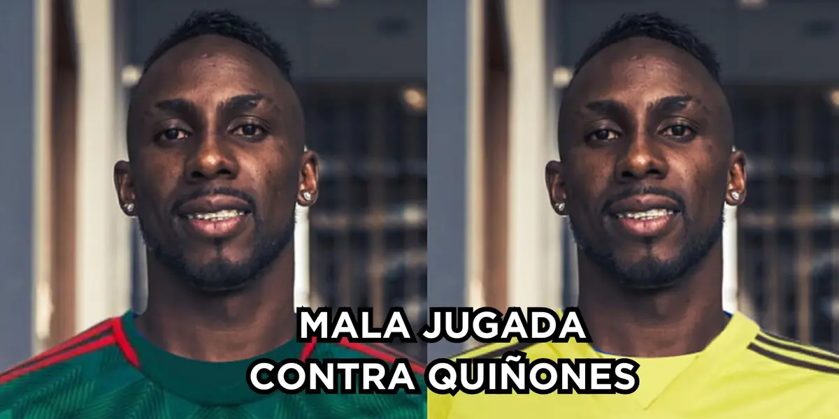 Le juegan mal a Julián Quiñones en México. Foto de Quiñones tomada de Dioro Marca.