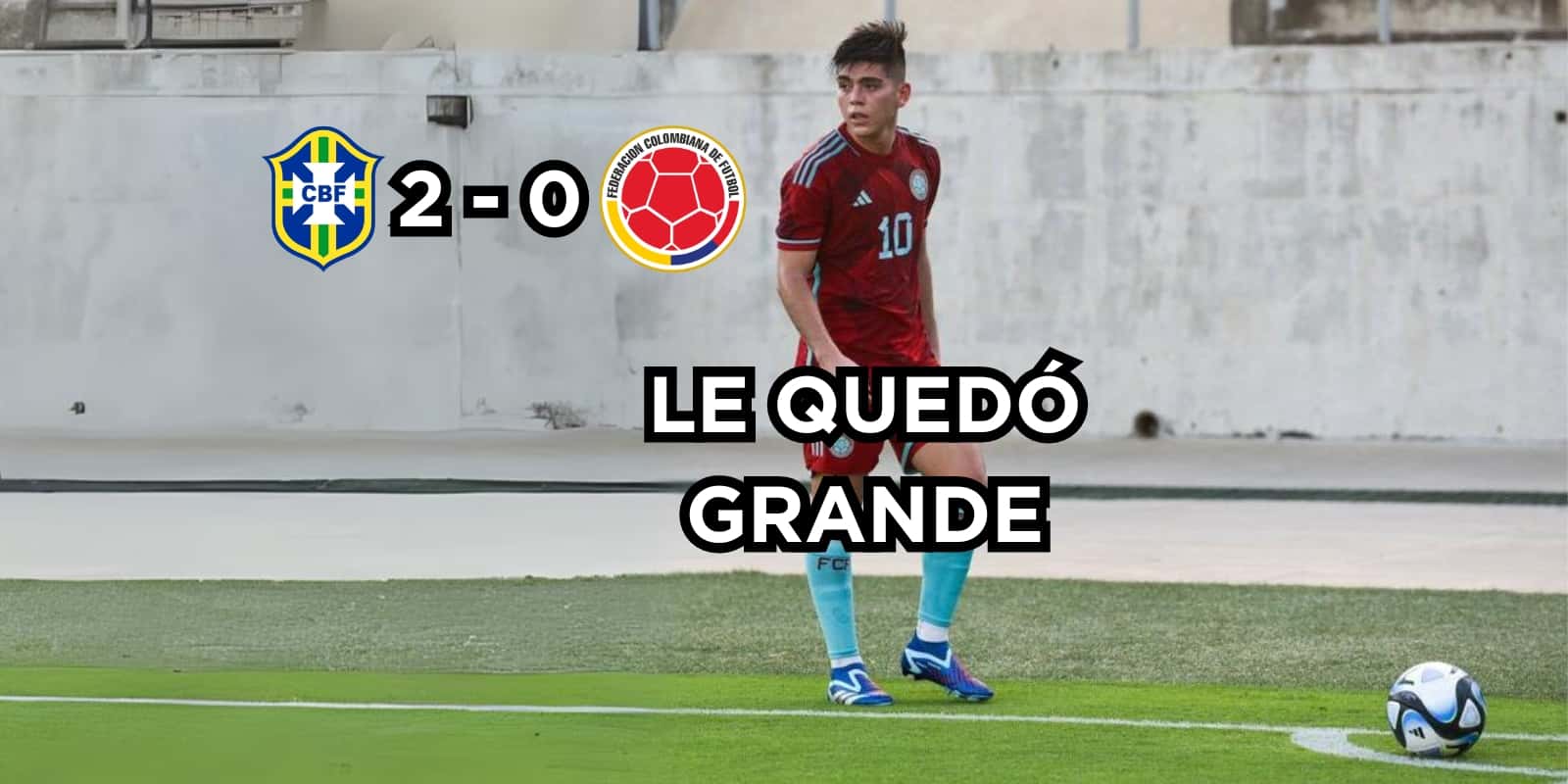 Le llueven críticas Daniel Ruiz en la Selección Colombia Sub 23.