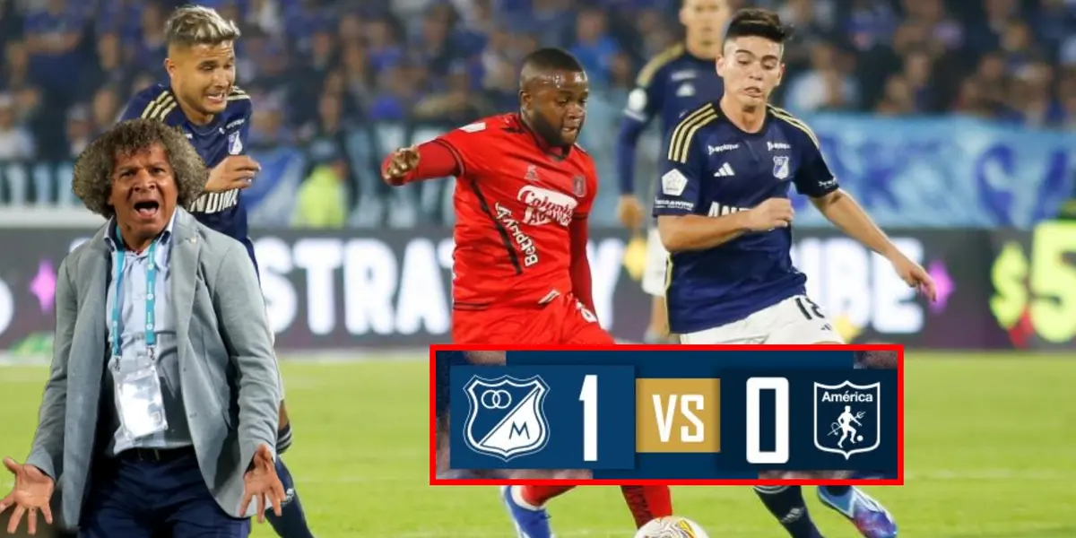 Le sacaron la piedra a Alberto Gamero y lo que dijo de Millonarios vs América  (Foto tomada de Futbolred)