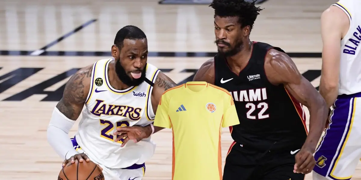 LeBron James y Jimmy Butler jugando en la NBA