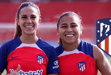 Leicy Santos recibió un nuevo reconocimiento del Atlético de Madrid.