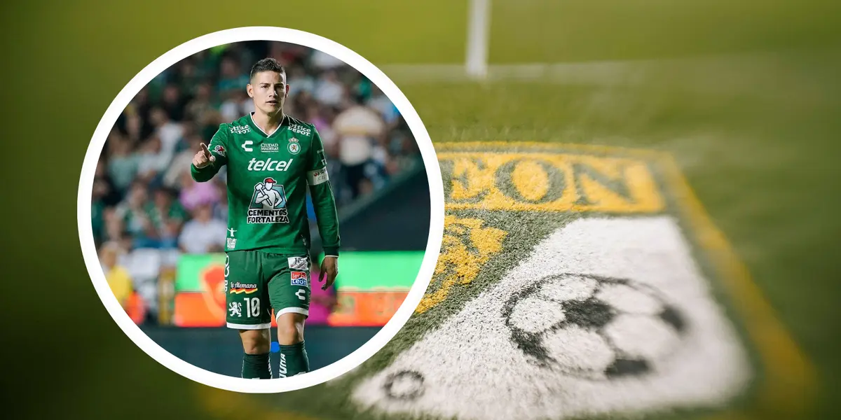 León vive horas difíciles: sanción a James y un escándalo que remece al club en plena crisis. Foto Club León y James Rodríguez