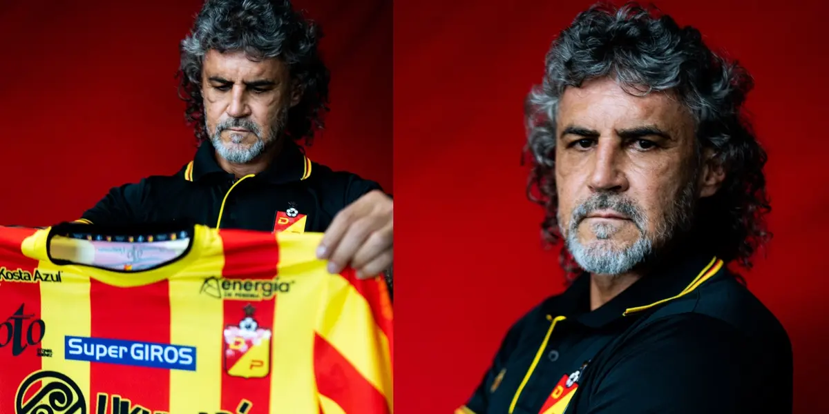 Leonel Álvarez. Foto de Leonel de Deportivo Pereira en X @DeporPereiraFC