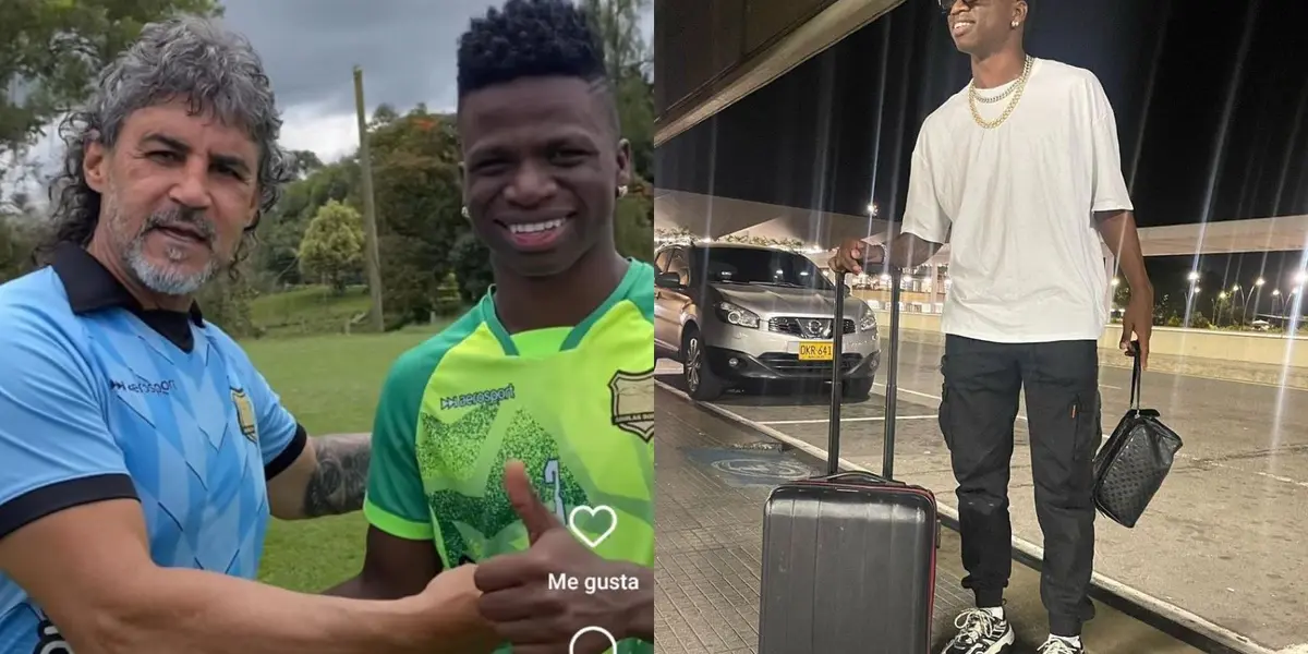 Leonel Álvarez recibió en su equipo al Vinícius Júnior colombiano.