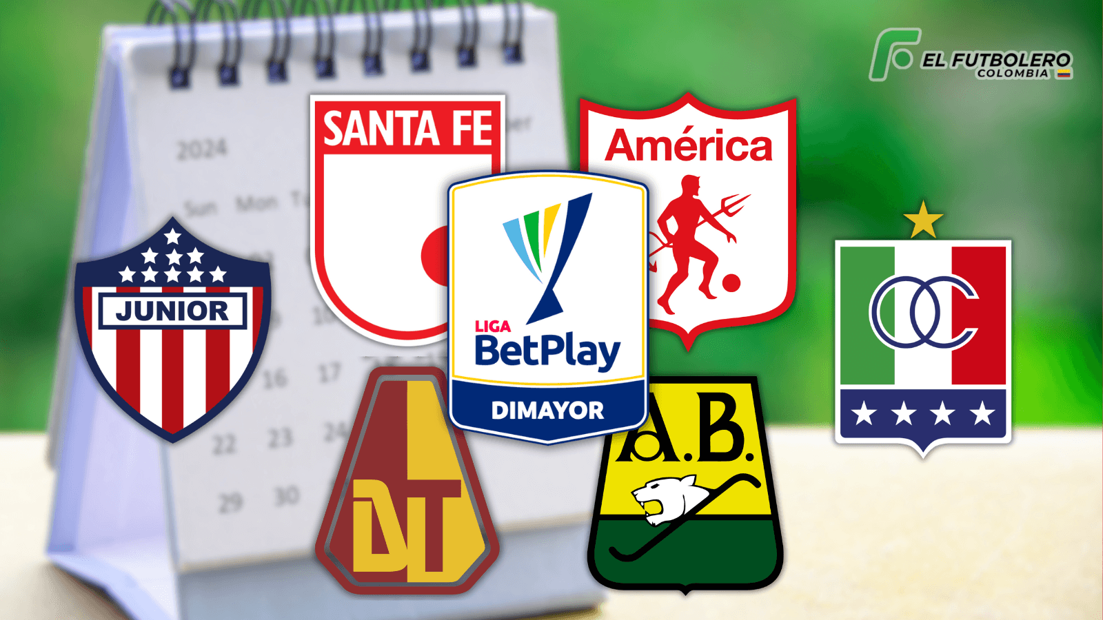 Liga Betplay Foto: Escudoteca PN y Pexels