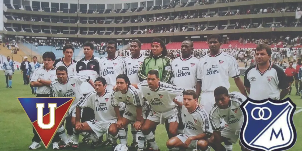 Liga de Quito 1999- Fotos: Pinterest y X