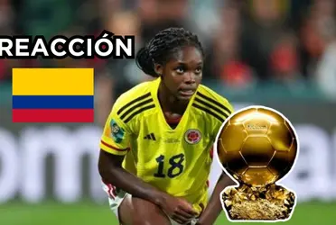Linda Caicedo fue ninguneada en el Balón de Oro Femenino 2023 y la colombiana reaccionó en el acto de forma peculiar.