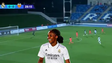   Linda Caicedo se reportó con un gol en el Real Madrid contra el Valencia.