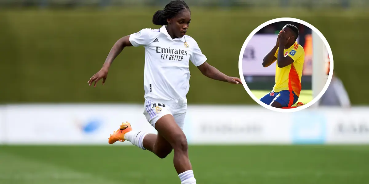 Linda Caicedo y Jhon Córdoba Foto: El País y AFP