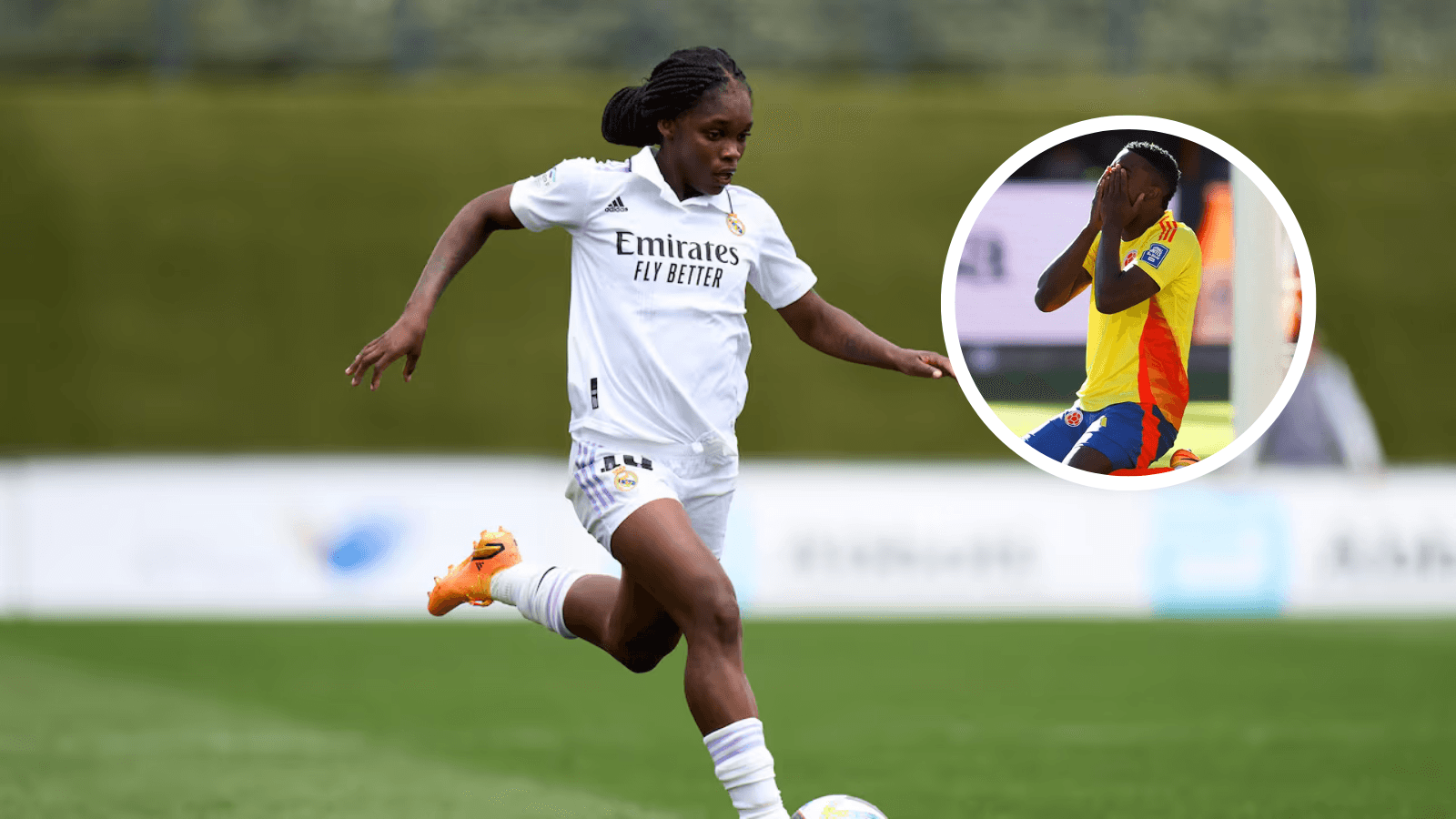 Linda Caicedo y Jhon Córdoba Foto: El País y AFP