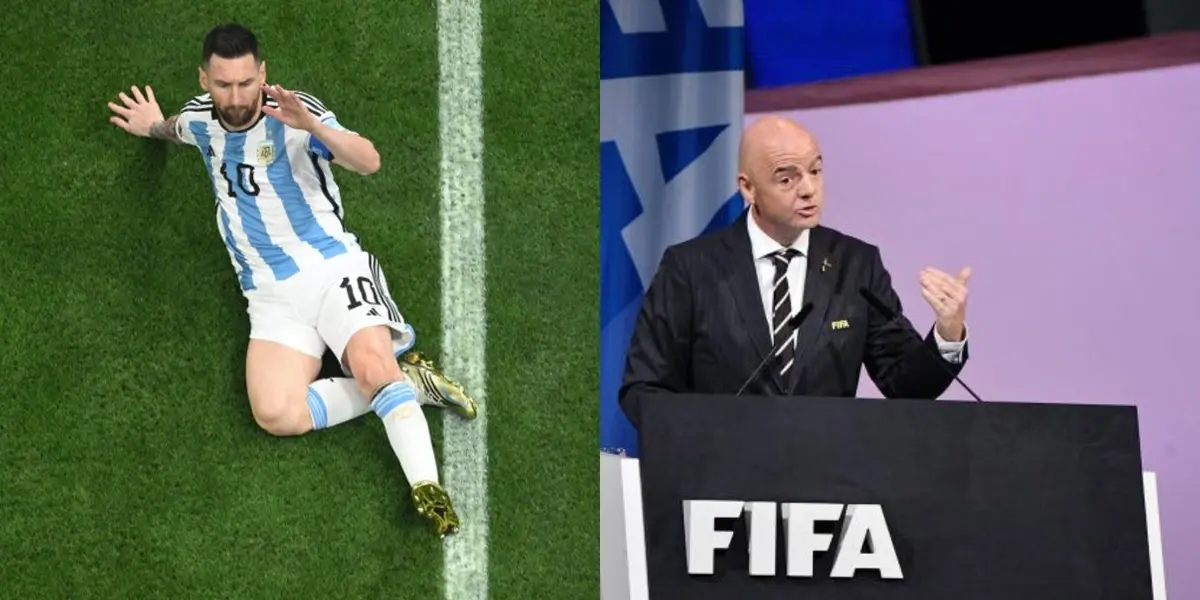 Lionel Messi abrió el marcador de la Selección Argentina contra la Selección Francia.