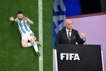 Lionel Messi abrió el marcador de la Selección Argentina contra la Selección Francia.