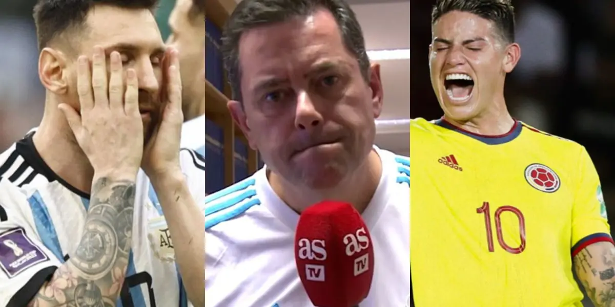 Lionel Messi fue criticado en España y le hicieron una comparativa con James Rodríguez.