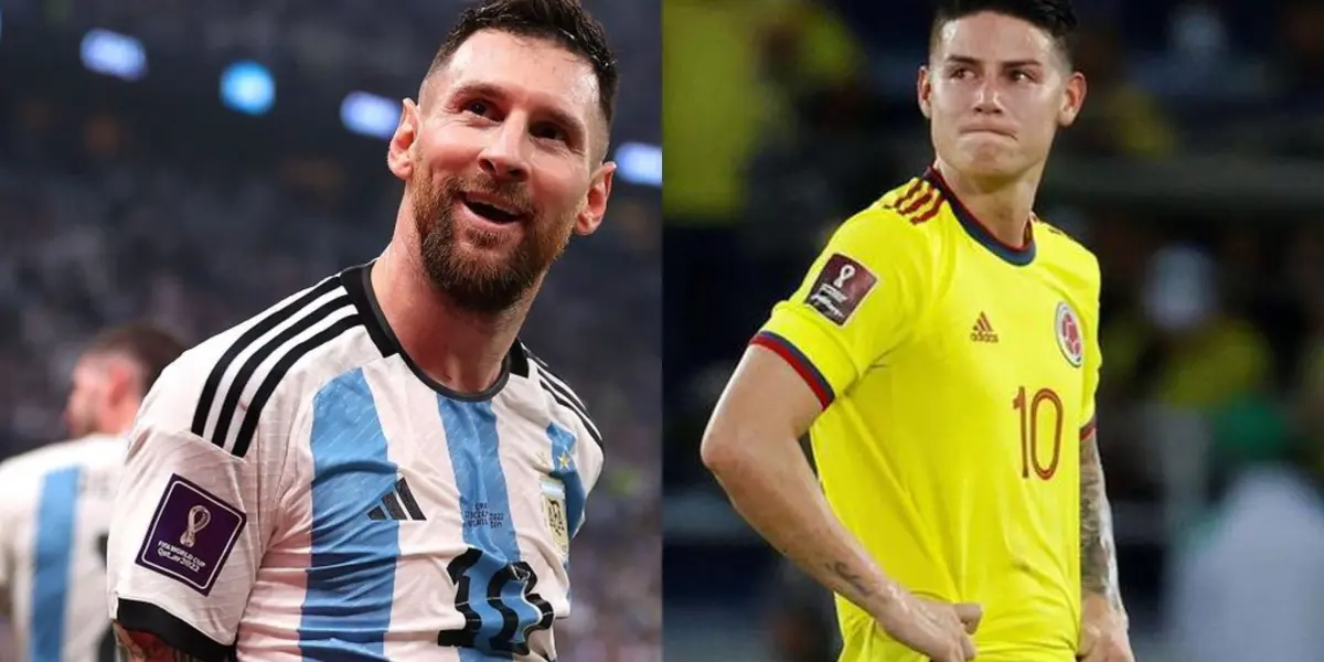 Lionel Messi con la Selección Argentina le da una lección de humildad a jugadores como James Rodríguez en la Selección Colombia.