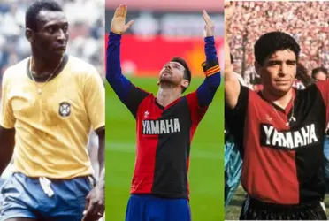 Lionel Messi le hizo un homenaje a Diego Maradona en pleno Camp Nou y ahora mira cuánto están dispuestos a pagar los coleccionistas y la diferencia con la de Pelé que, al momento, es la más cara en el mundo