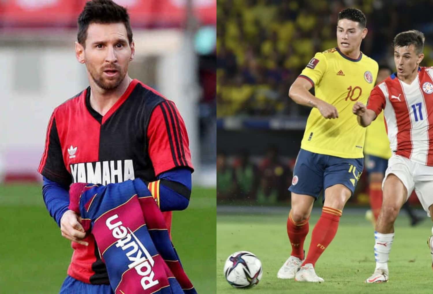 Lionel Messi recibió una propuesta del Newell's Old Boys para cuando se quiera retirar y en Colombia un club desearía ser la institución donde se retire James Rodríguez.