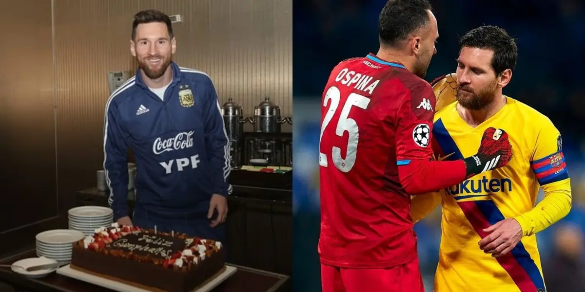Lionel Messi respeta a David Ospina y se lo ha reconocido siempre. 