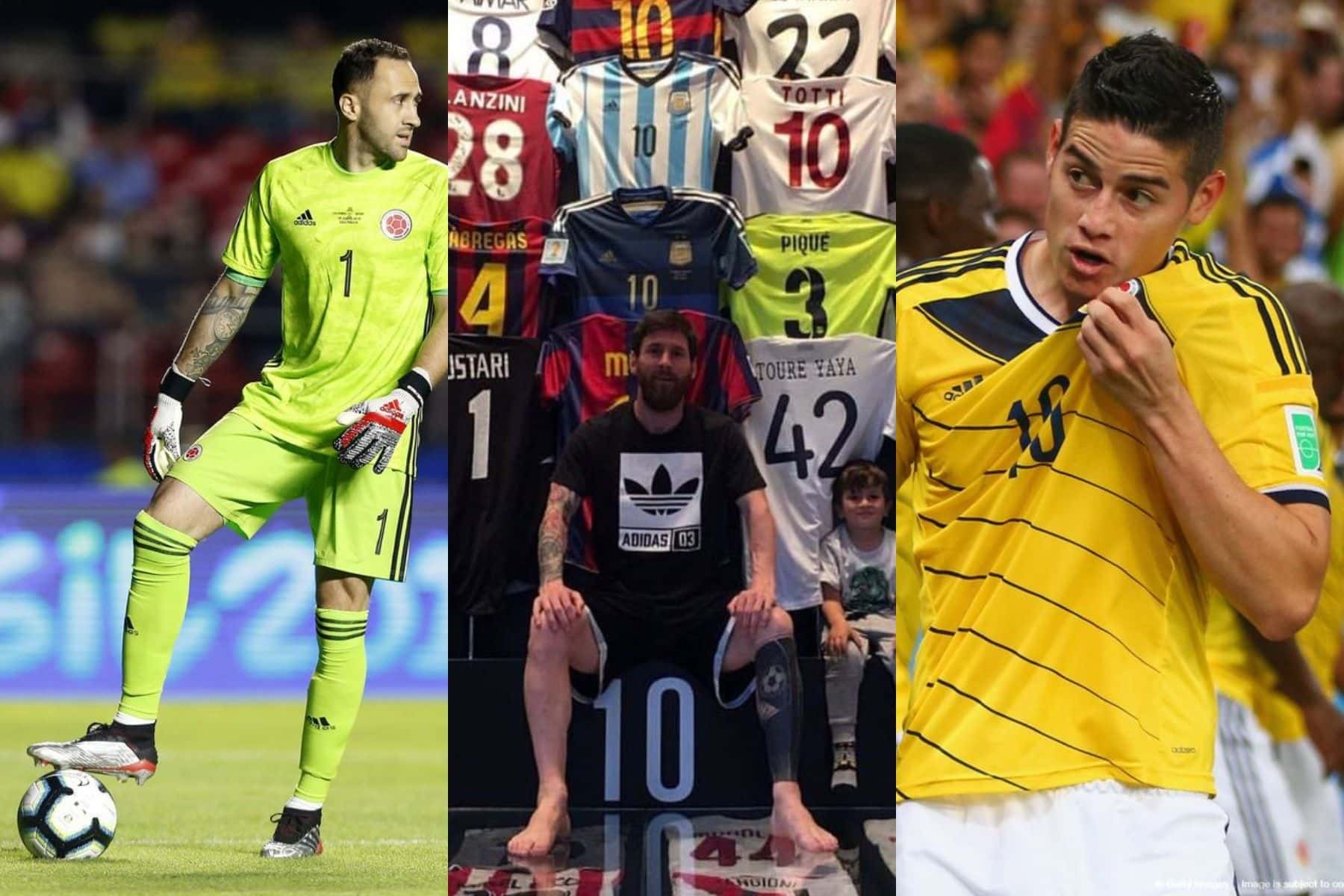 Lionel Messi tiene un museo en una de sus mansiones, allí figura la camiseta de un jugador colombiano.