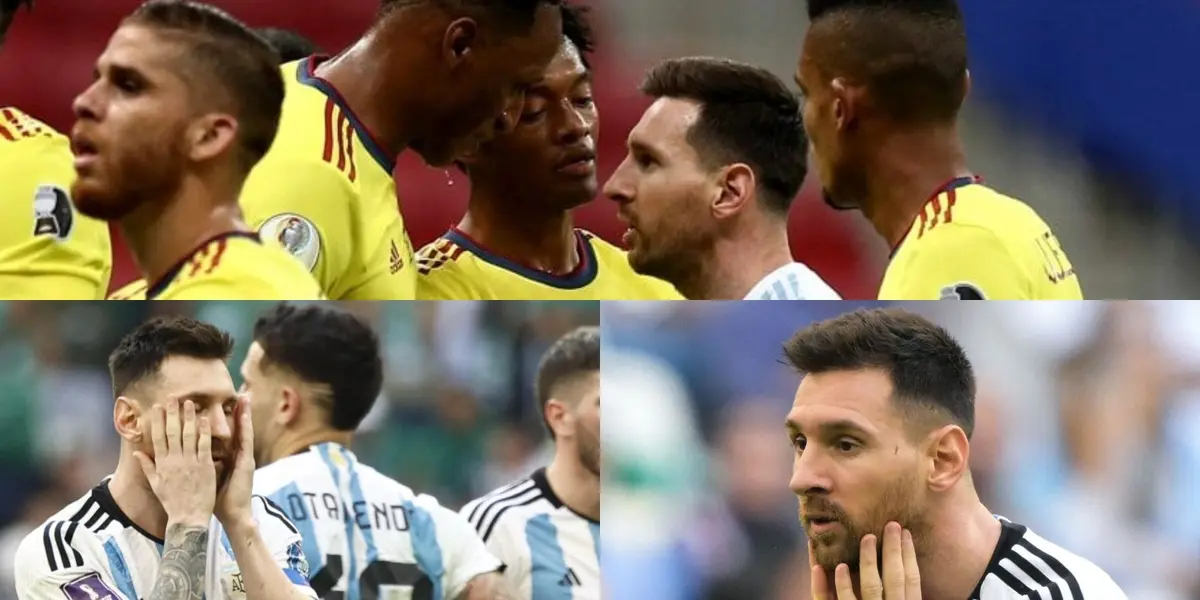 Lionel Messi tuvo un enfrentamiento con Yerry Mina hace poco y en Qatar un jugador sin tanto marketing dejó achicado al argentino.