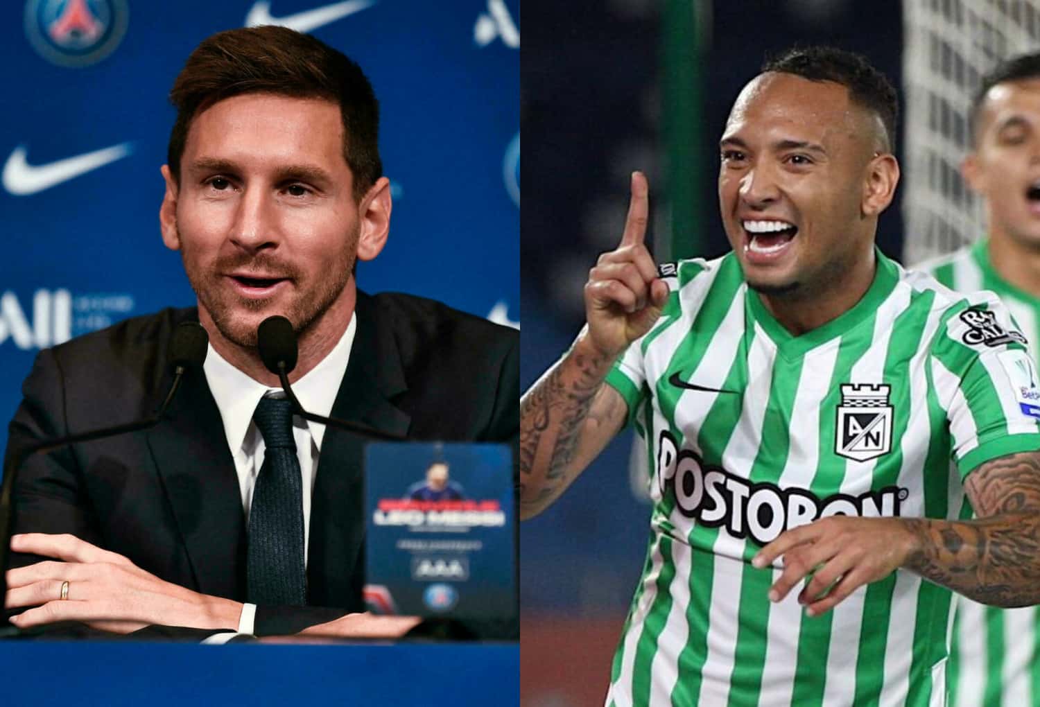 Lionel Messi en una visita a Colombia conoció acerca de un equipo del fútbol local gracias a un obsequio que recibió.