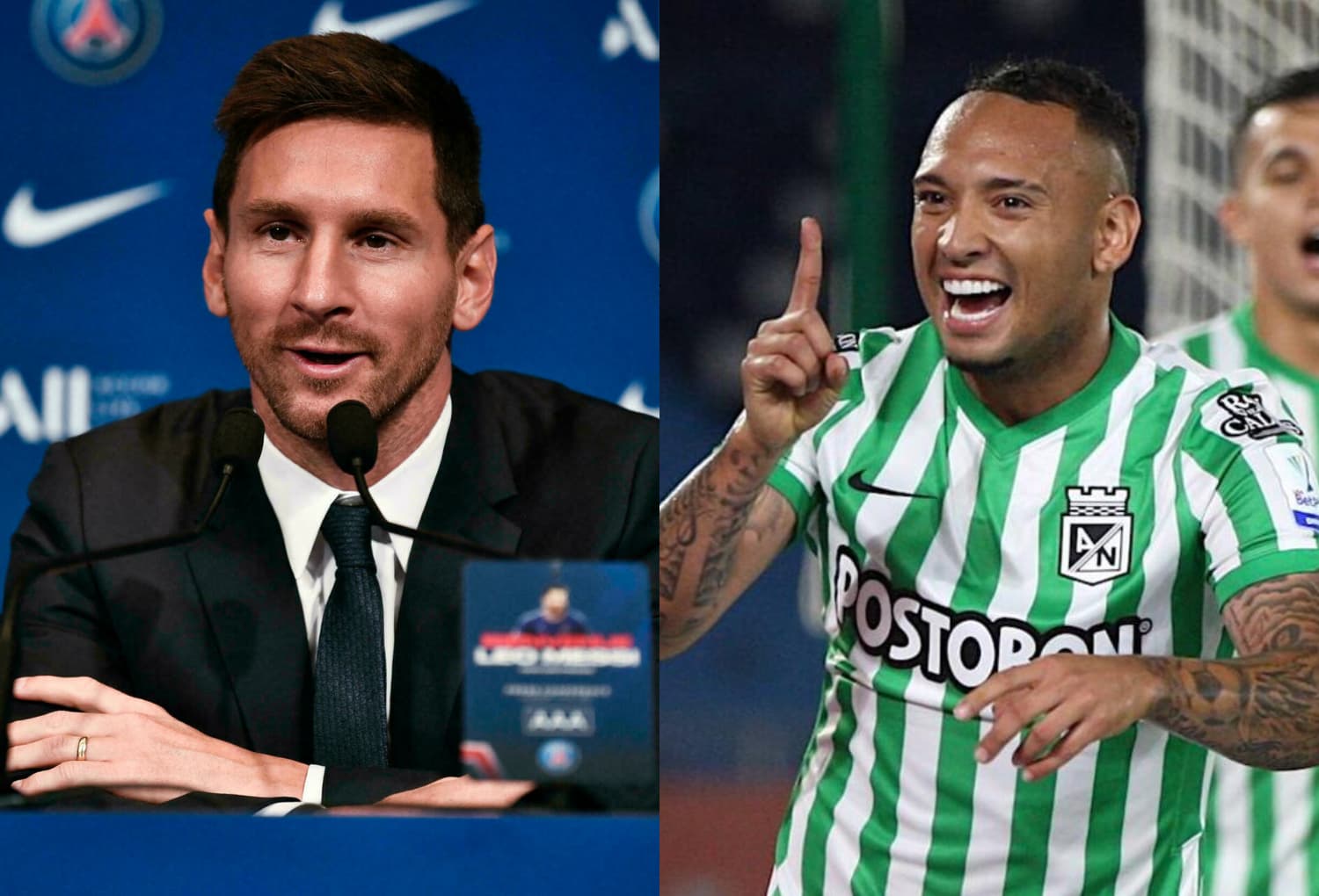Lionel Messi en una visita a Colombia conoció acerca de un equipo del fútbol local gracias a un obsequio que recibió.