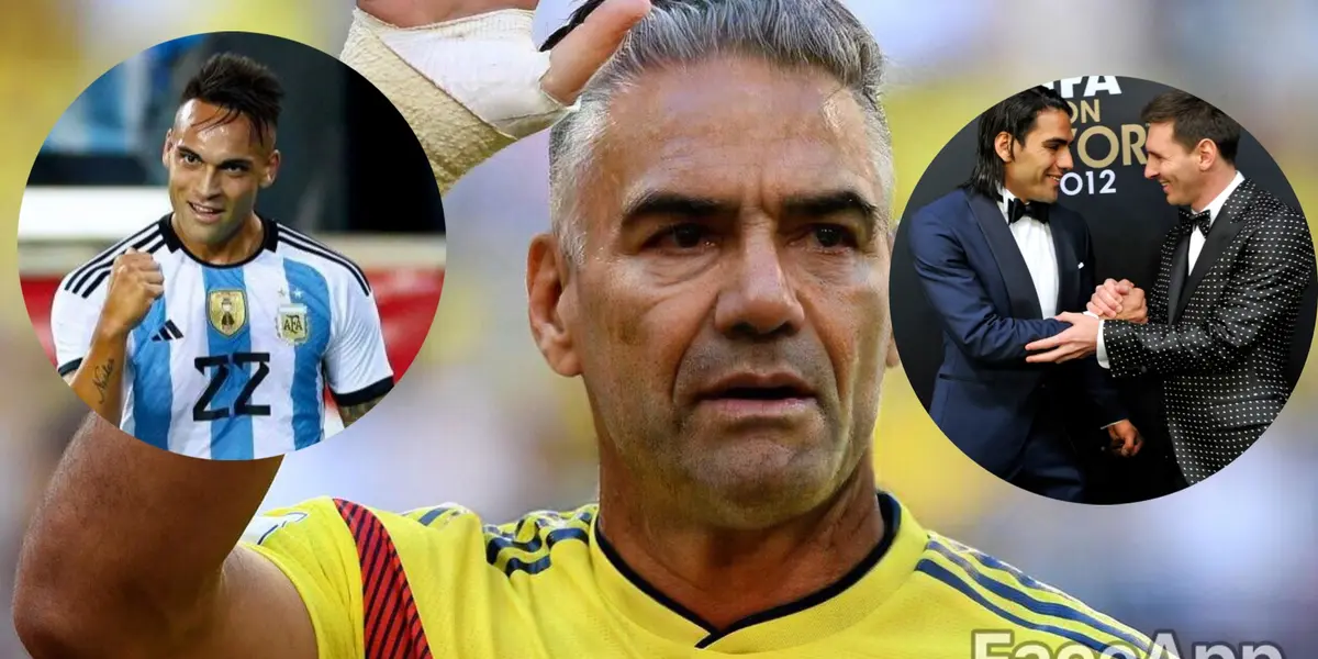 Lionel Messi y Falcao- Fotos: Superdepor, FaceAPP, Caracol Radio