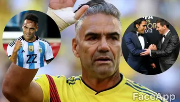 Lionel Messi y Falcao- Fotos: Superdepor, FaceAPP, Caracol Radio