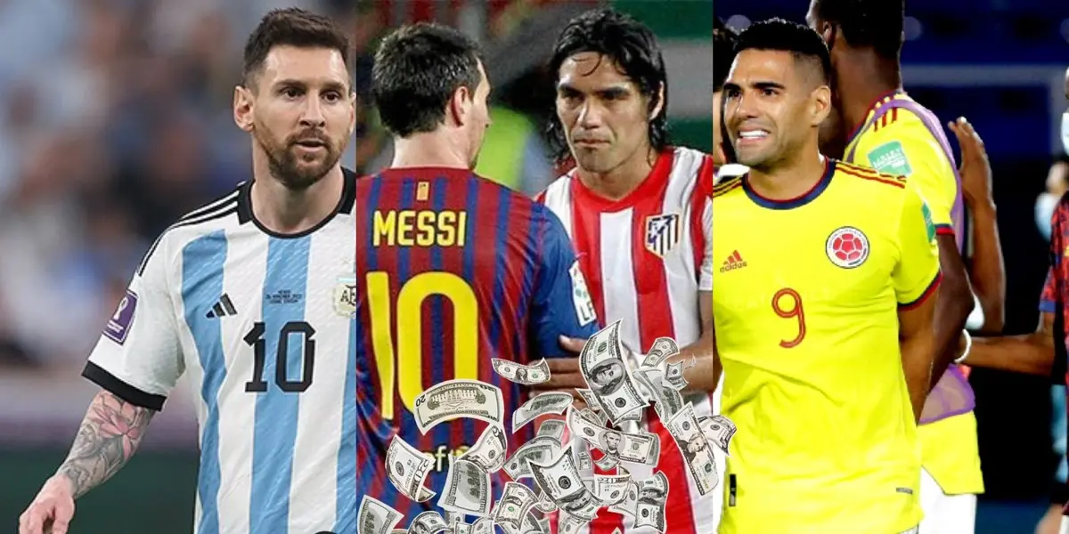 Lionel Messi y Radamel Falcao podrían ser compañeros de equipo.