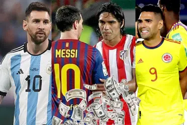 Lionel Messi y Radamel Falcao podrían ser compañeros de equipo.