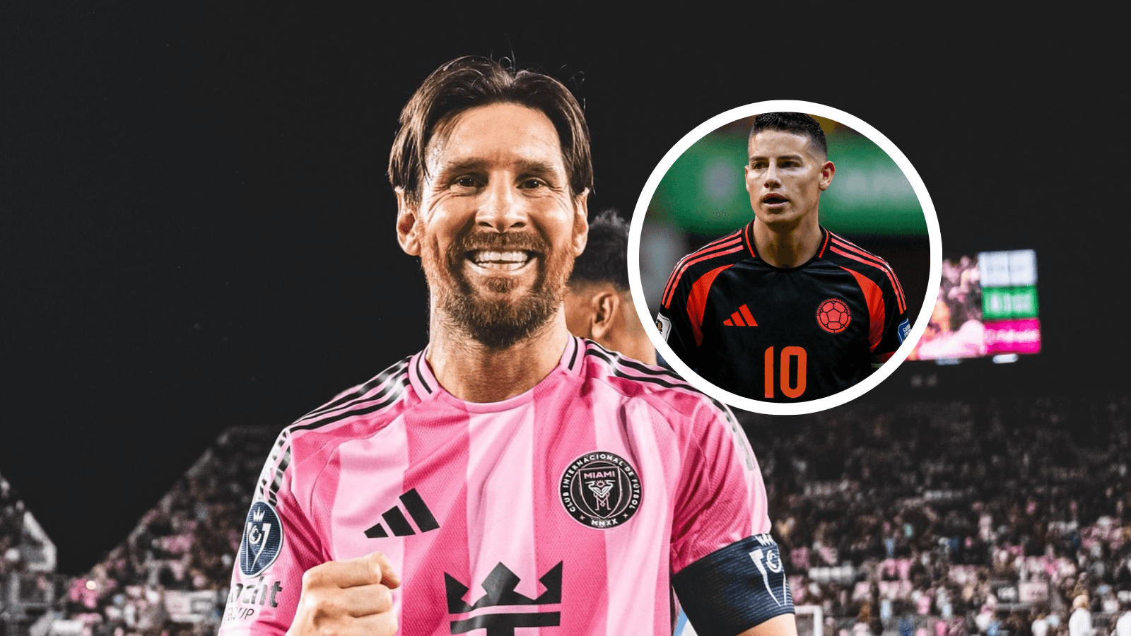 Lionel Messi y una decisión clave para James Rodríguez Foto: Inter Miami y James Rodríguez