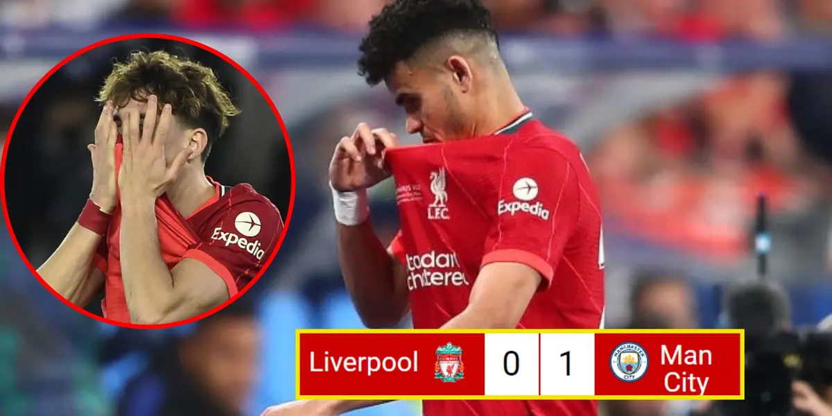 Liverpool está perdiendo ante Manchester City en Premier League (Foto tomada de redes Liverpool, Noticias Caracol, San Diego Union Tribute)
