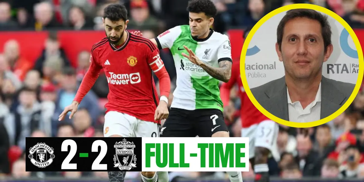 Liverpool no pudo vencer al Manchester United y rescató un empate (Fotos: El Comercio Perú, redes Liverpool, Caracol Radio)