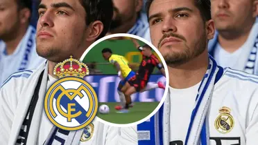 Llegará Daniel Muñoz al Real Madrid, aquí la reacción de sus fans tras el penal a Vinicius Foto: Grox, Gol Caracol