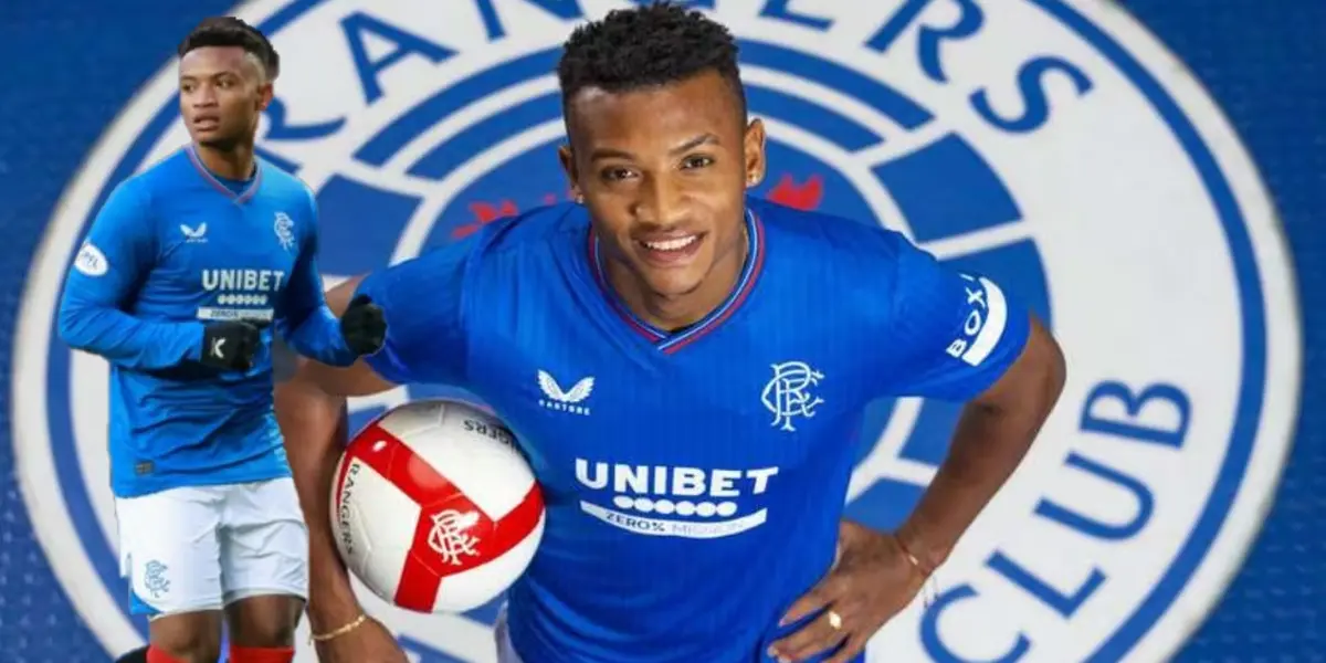 Lleva poco en el Rangers y así se rindieron en Escocia ante crack Óscar Cortes (Foto tomada de El Espectador y rede social X