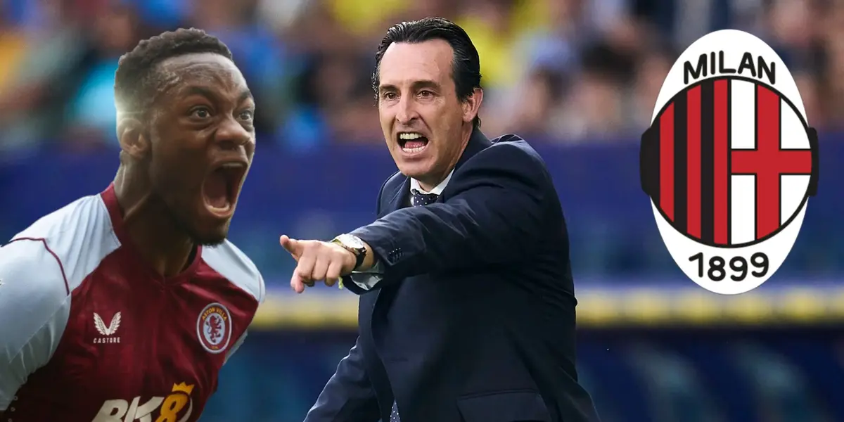 Lo busca en Milán y lo que dijo DT Unay Emery de Jhon Jader Durán en Aston Villa